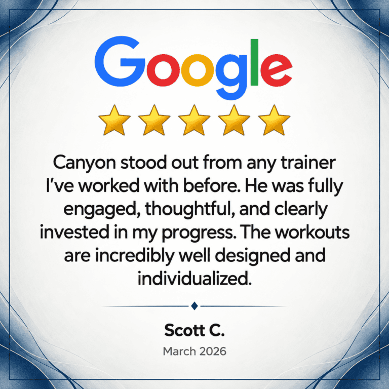 Positive Google review for Granite Bay Strength & Conditioning gym.